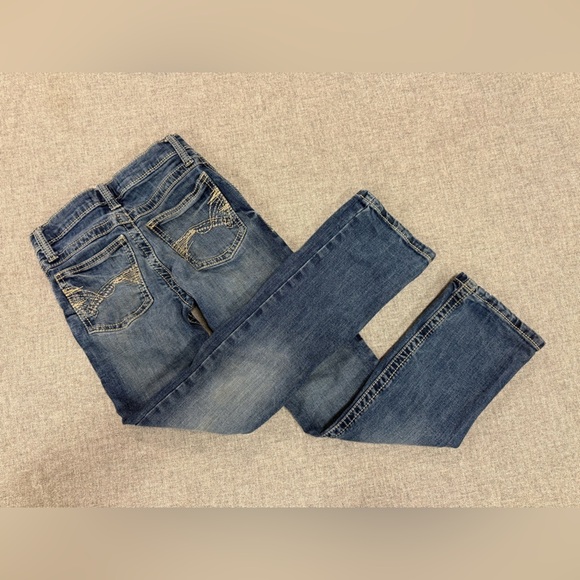 Wrangler Other - Wrangler 20X Jeans Boys Size 11 Reg Adjustable Waist Straight Leg Dk Denim 0078
